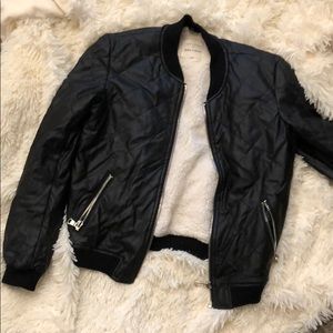 A leather jacket
